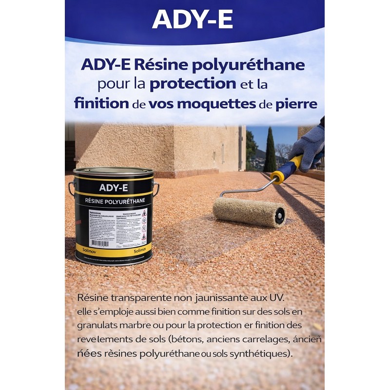 ADY-E Résine polyuréthane transparente