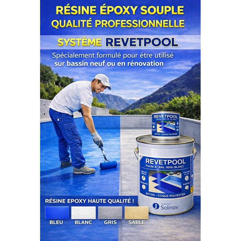 REVETPOOL EPOXY POUR BASSIN
